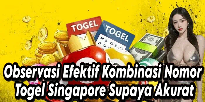 Observasi Efektif Kombinasi Nomor Togel Singapore Supaya Akurat