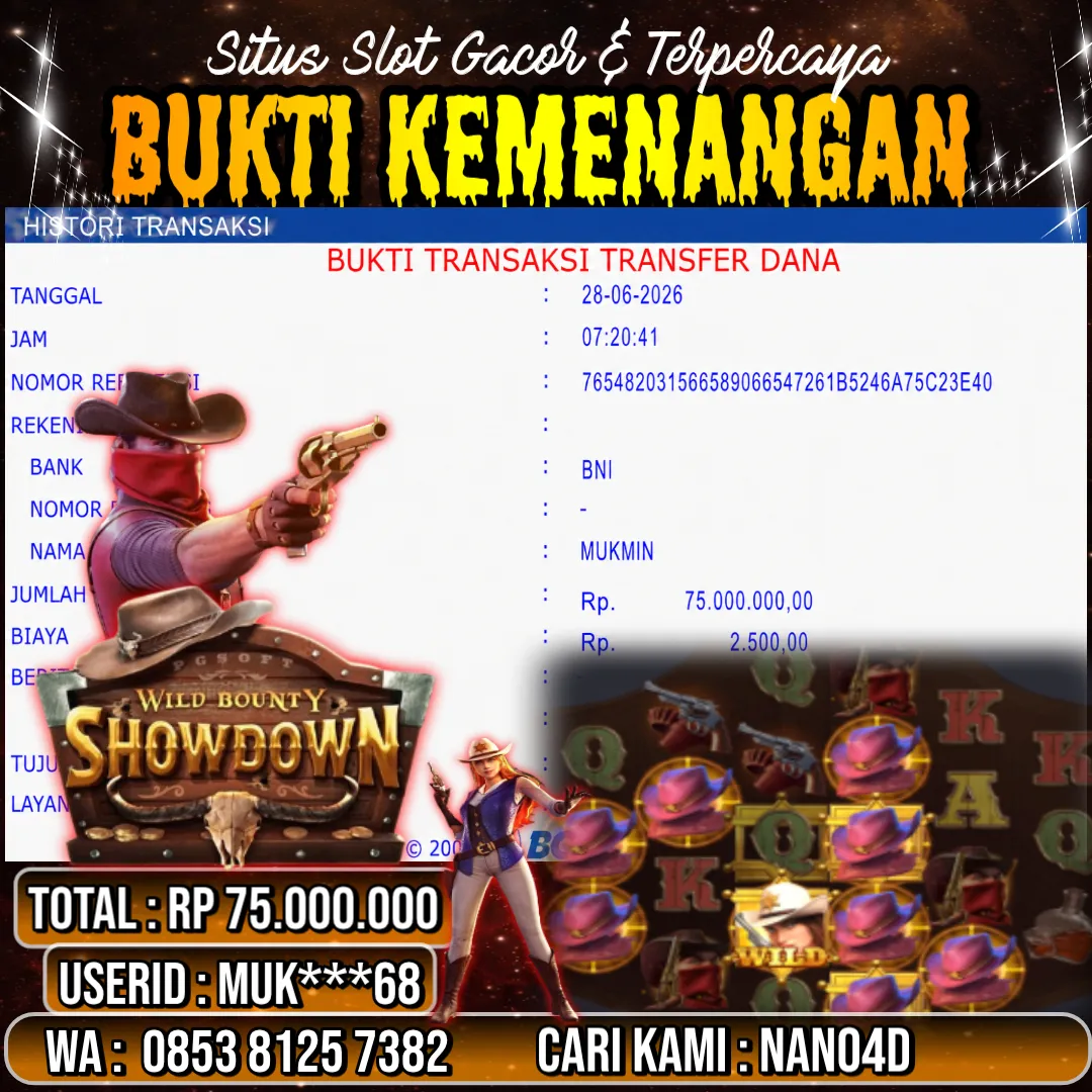 Bukti Jackpot & Pembayaran Nano4d Bandar Togel & Slot ! 292
