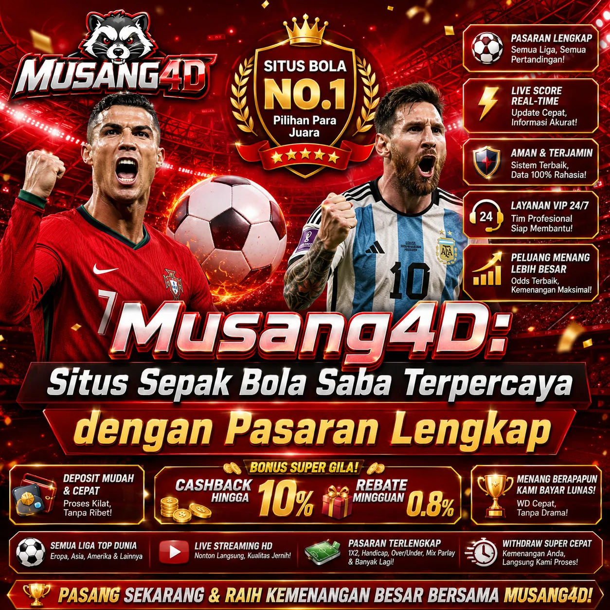 MUSANG4D > Situs Sepak Bola Saba Terpercaya dengan Pasaran Lengkap