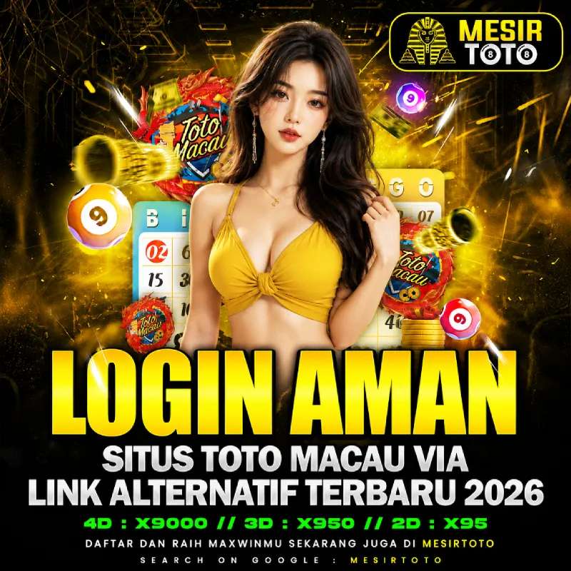 MESIRTOTO ✈️ Login Aman Situs Toto Macau Via Link Alternatif Terbaru 2026