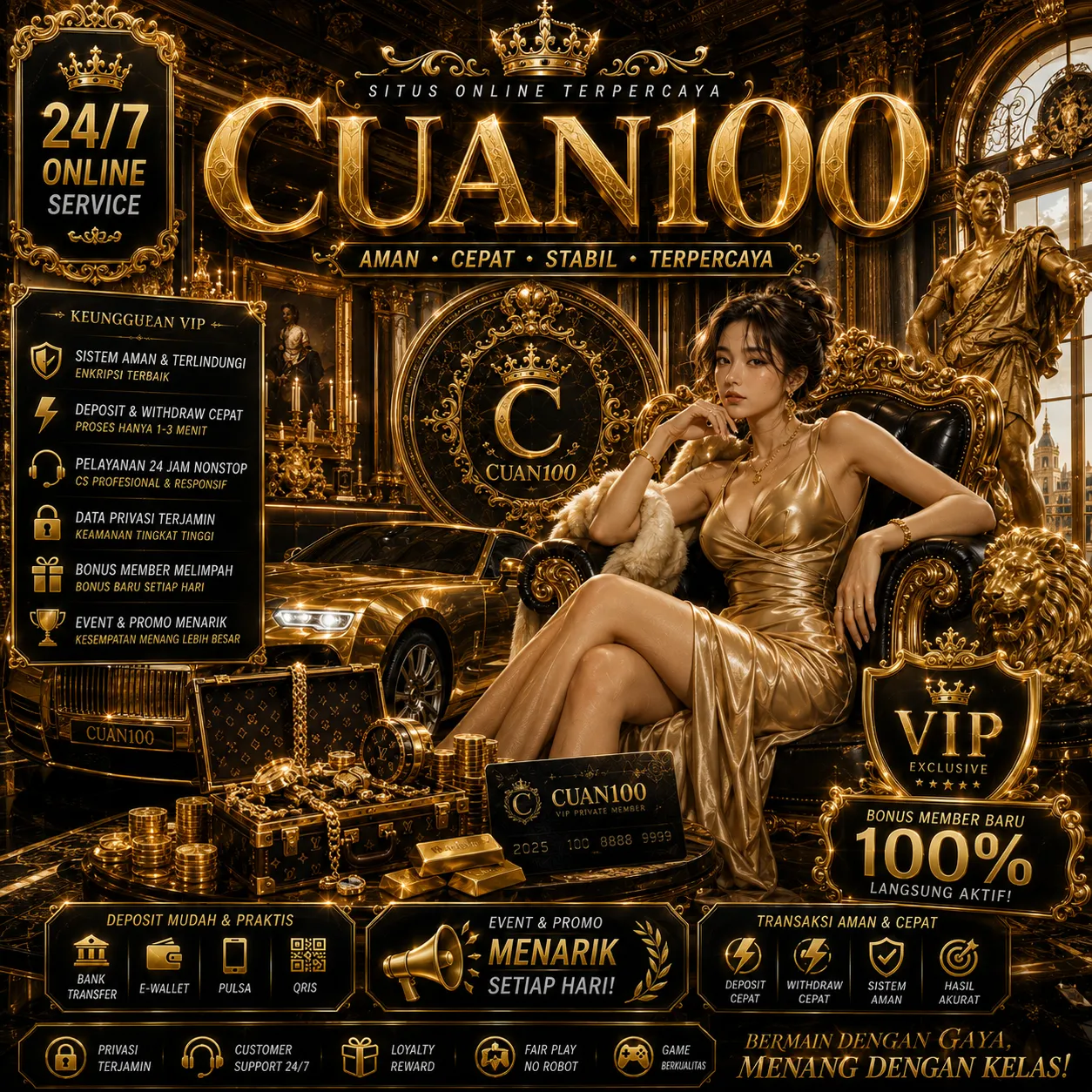 CUAN100 ~ Raih Keberuntungan Tanpa Batas, Setiap Hari Bisa Jadi Hari Hoki