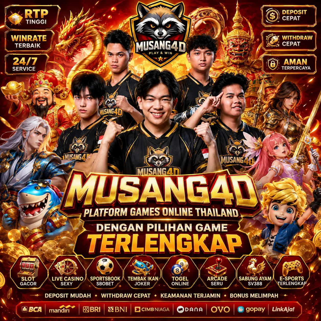 MUSANG4D : Platform Games Online Thailand dengan Pilihan Game Terlengkap