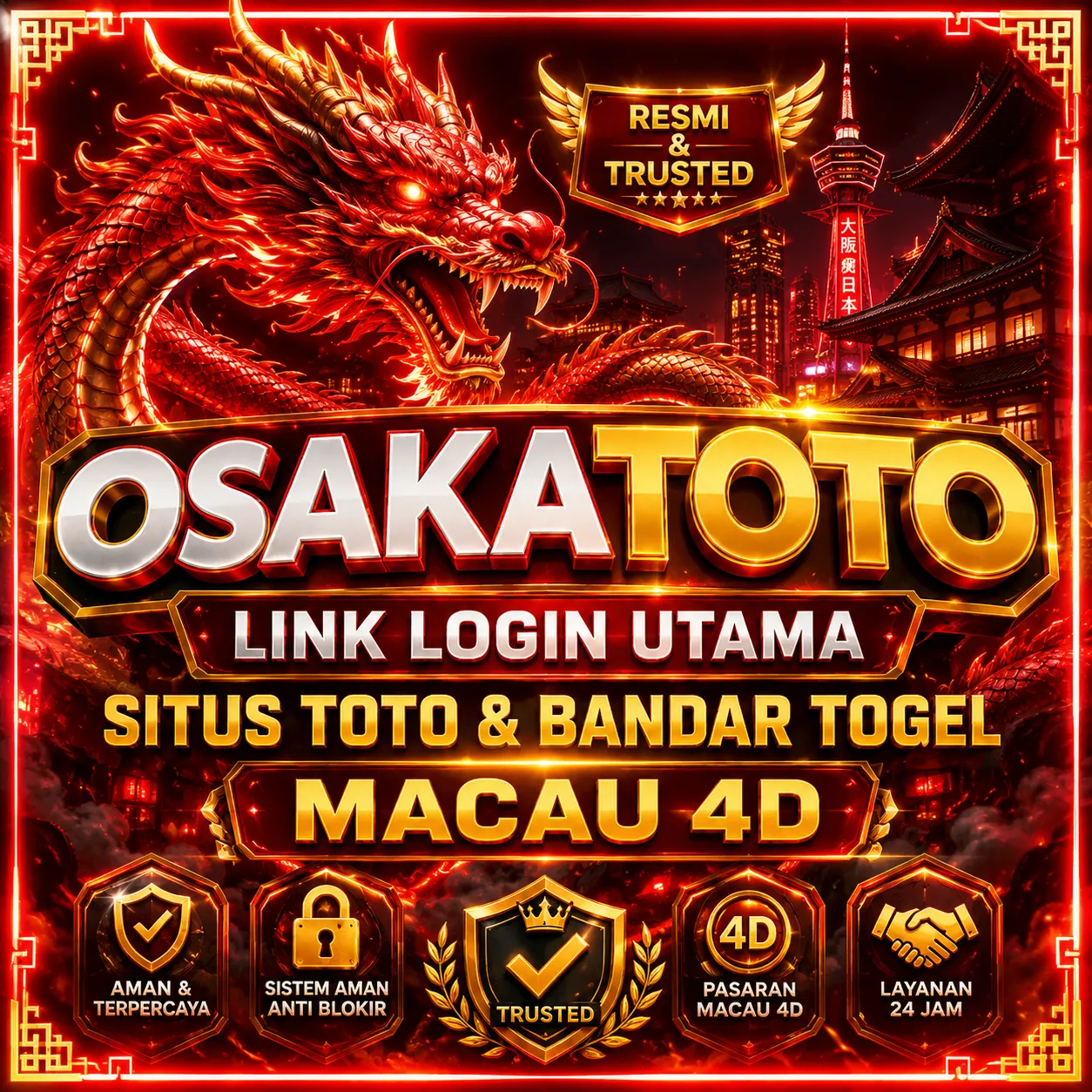 OSAKATOTO : Link Login Utama Situs Toto & Bandar Togel Macau 4D Resmi & Trusted