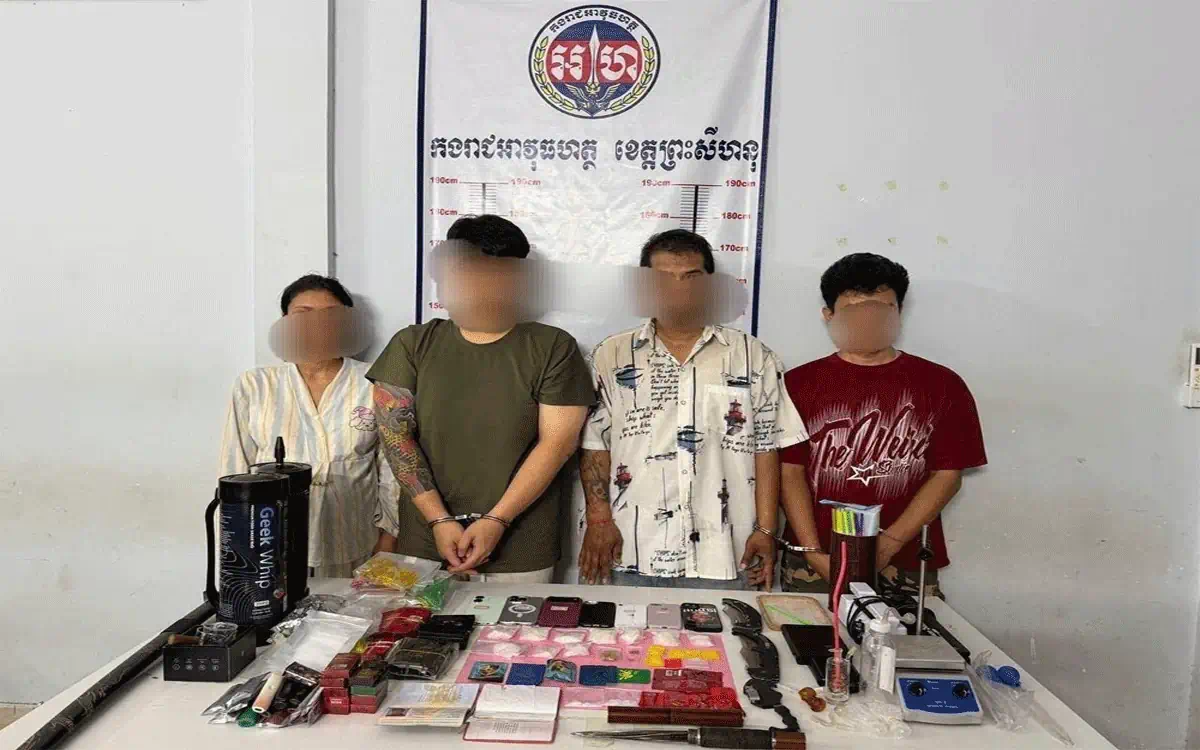 “Geger! Polisi Militer KPS Gerebek Rumah Sewa, 4 WNI dan Warga Kamboja Ditangkap Dalam Kasus Narkoba