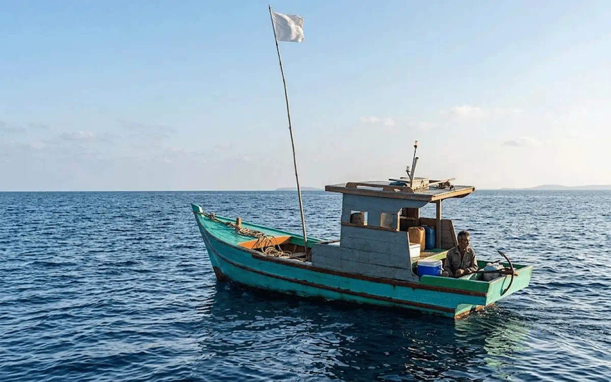 Menegangkan! Enam Hari Hilang di Laut, Nelayan Indonesia Akhirnya Ditemukan di Perairan Malaysia
