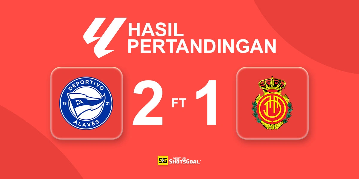 Alaves 2-1 Mallorca - Dua Gol Martinez Berikan Tiga Poin untuk Alaves