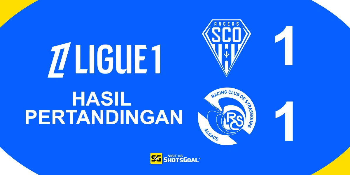 Angers 1-1 Strasbourg - Angers Selamat dari Degradasi