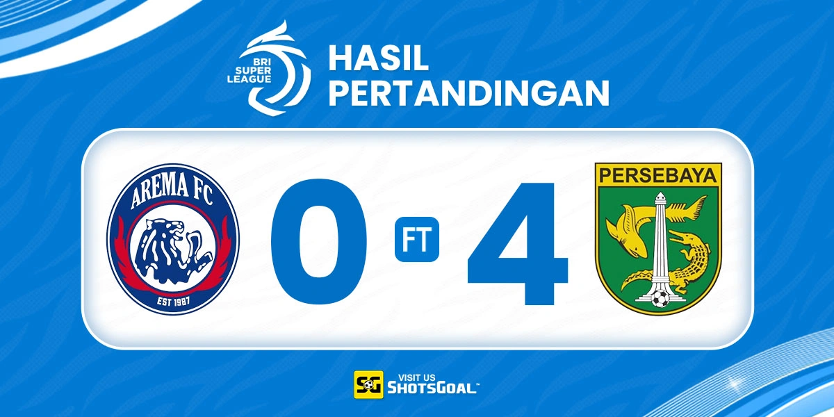 Arema 0-4 Persebaya - Persebaya Hancurkan Arema di Bali