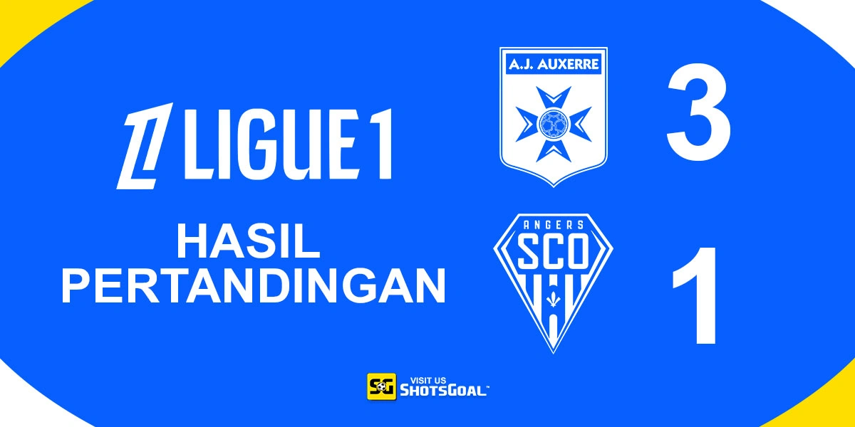 Auxerre 3-1 Angers - Auxerre Raih Tiga Poin Penting dalam Usaha Menghindari Degradasi
