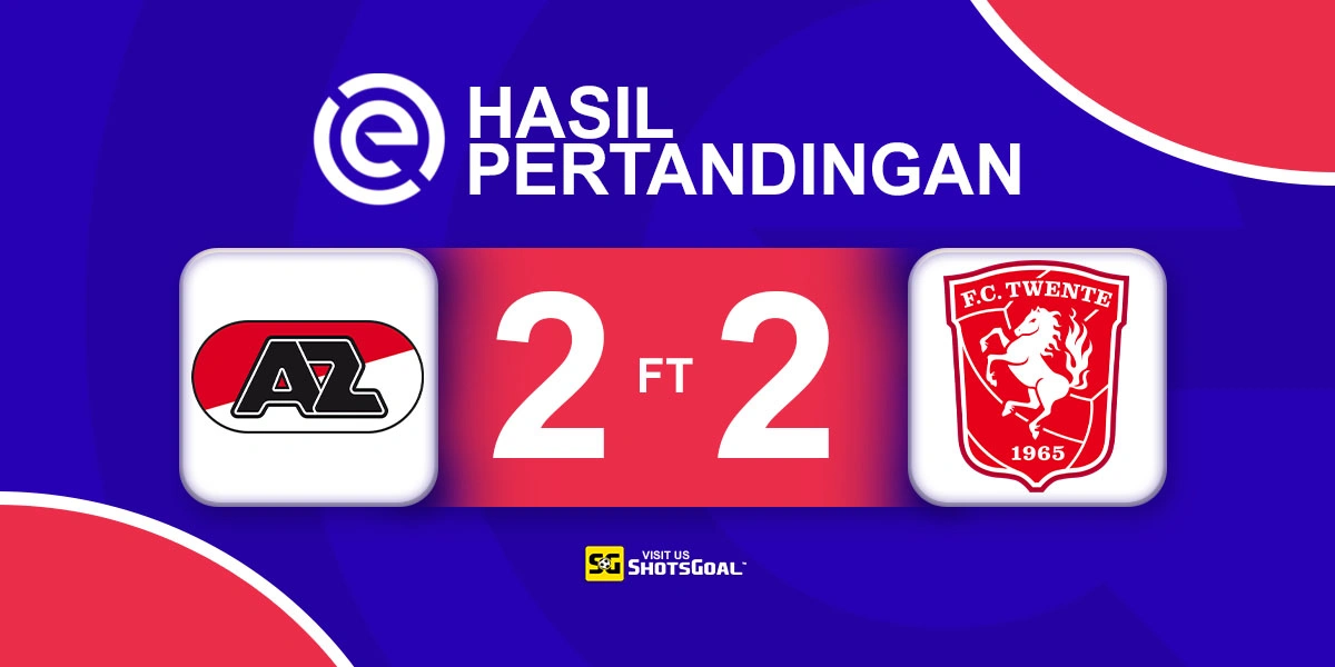 AZ Alkmaar 2-2 Twente - Koopmeiners Jadi Penyelamat AZ Alkmaar di Detik-Detik Akhir