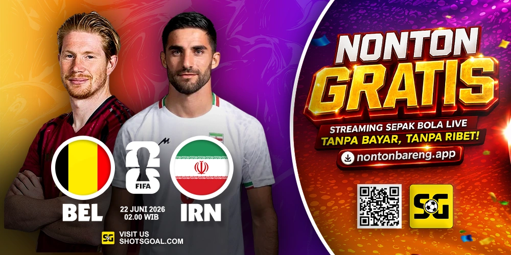 Prediksi MD2 Babak Grup Piala Dunia 2026: Belgia vs. Iran 22 Juni 2026