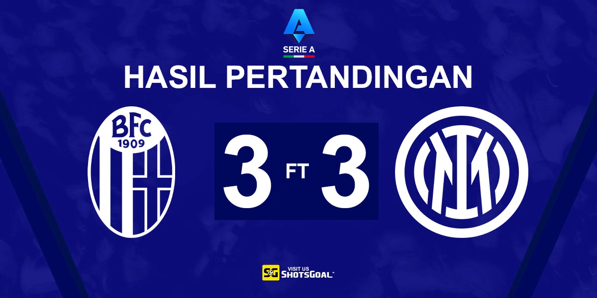 Bologna 3-3 Inter - Inter Selamat dari Kekalahan di Laga Terakhir