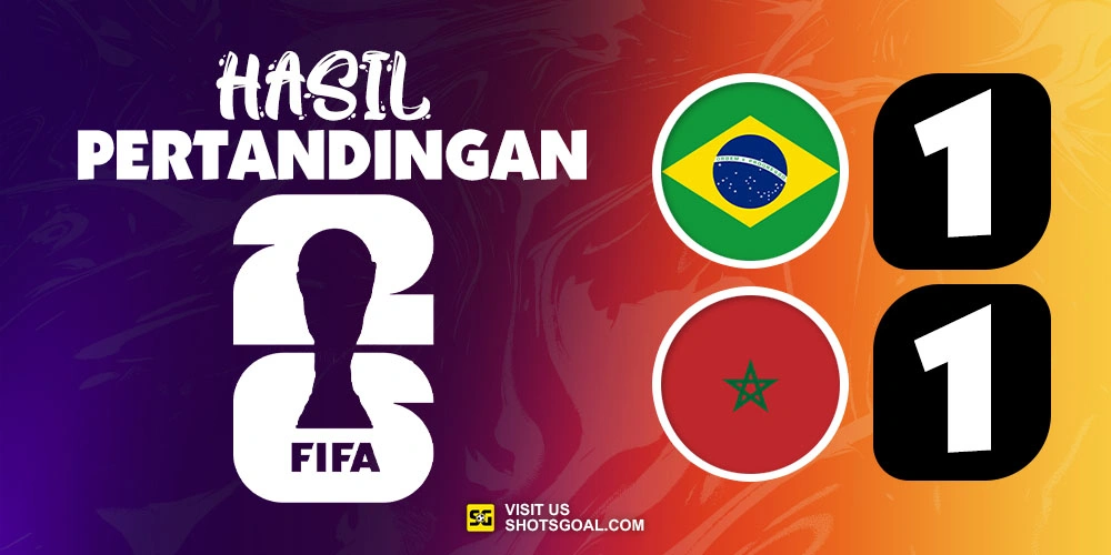 Brasil 1-1 Maroko - Brasil Ditahan Imbang Maroko