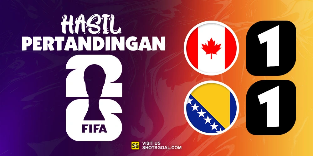 Kanada 1-1 Bosnia dan Herzegovina - Kanada Selamat dari Kekalahan di Laga Pembuka Mereka