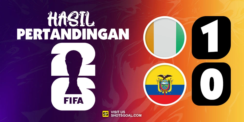 Cote d'Ivoire 1-0 Ekuador - Cote d'Ivoire Raih Kemenangan Mengejutkan