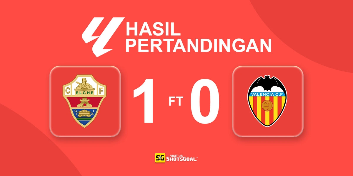 Elche 1-0 Valencia - Elche Menang Tipis