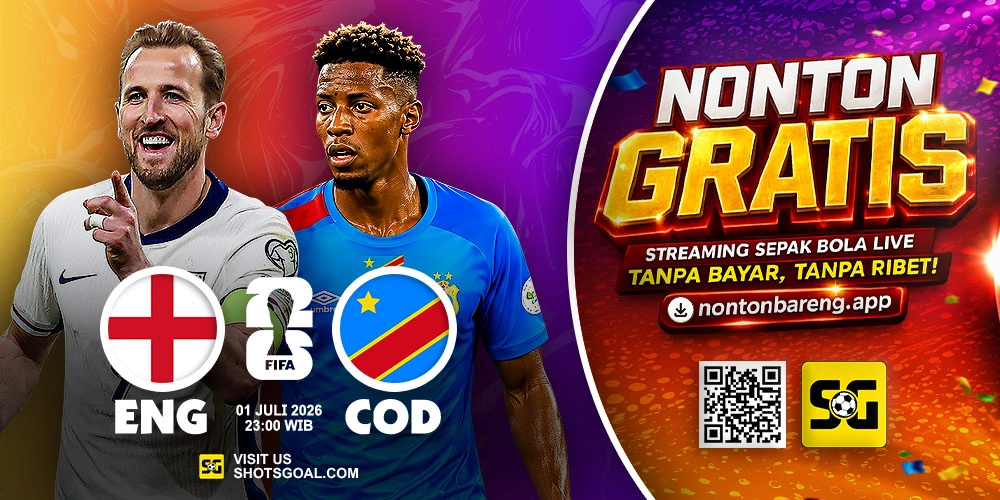 Prediksi Babak 32 Besar Piala Dunia 2026: Inggris vs. RD Kongo 01 Juli 2026