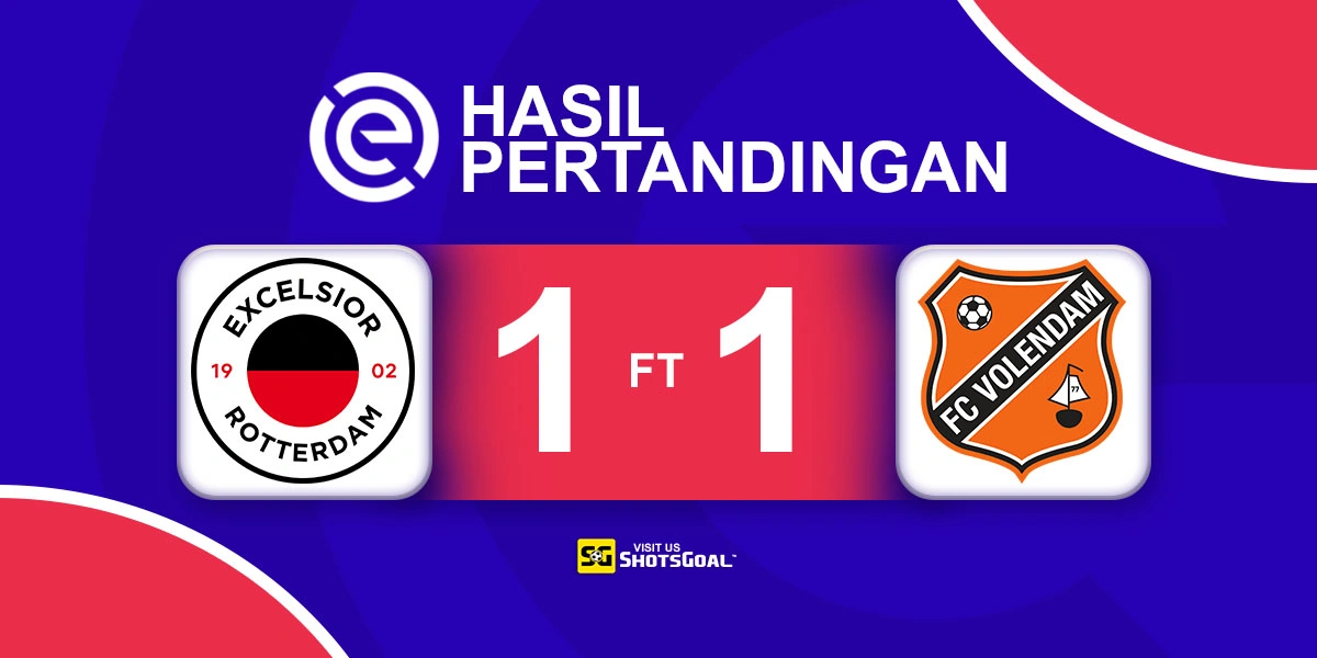 Excelsior 1-1 Volendam - Volendam Selamat dari Jeratan Degradasi Langsung