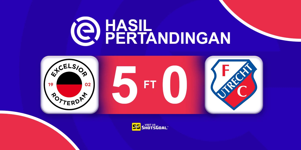 Excelsior 5-0 Utrecht - Excelsior Bantai Utrecht Lima Gol Tanpa Balas