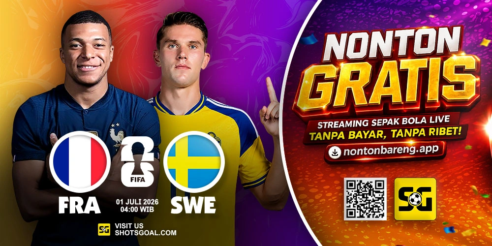 Prediksi Babak 32 Besar Piala Dunia 2026: Prancis vs. Swedia 01 Juli 2026