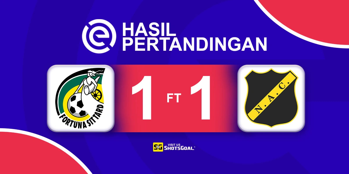 Fortuna Sittard 1-1 NAC Breda - Nassoh Gagalkan Kemenangan Fortuna Sittard