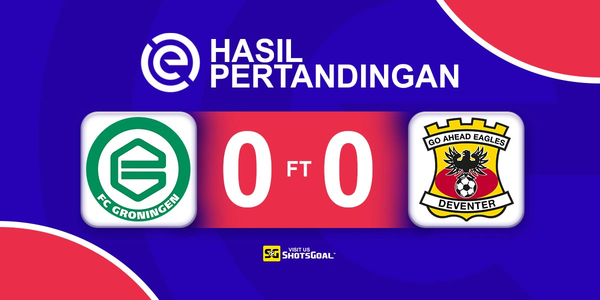 Groningen 0-0 Go Ahead Eagles - Sama Kuat di Euroborg