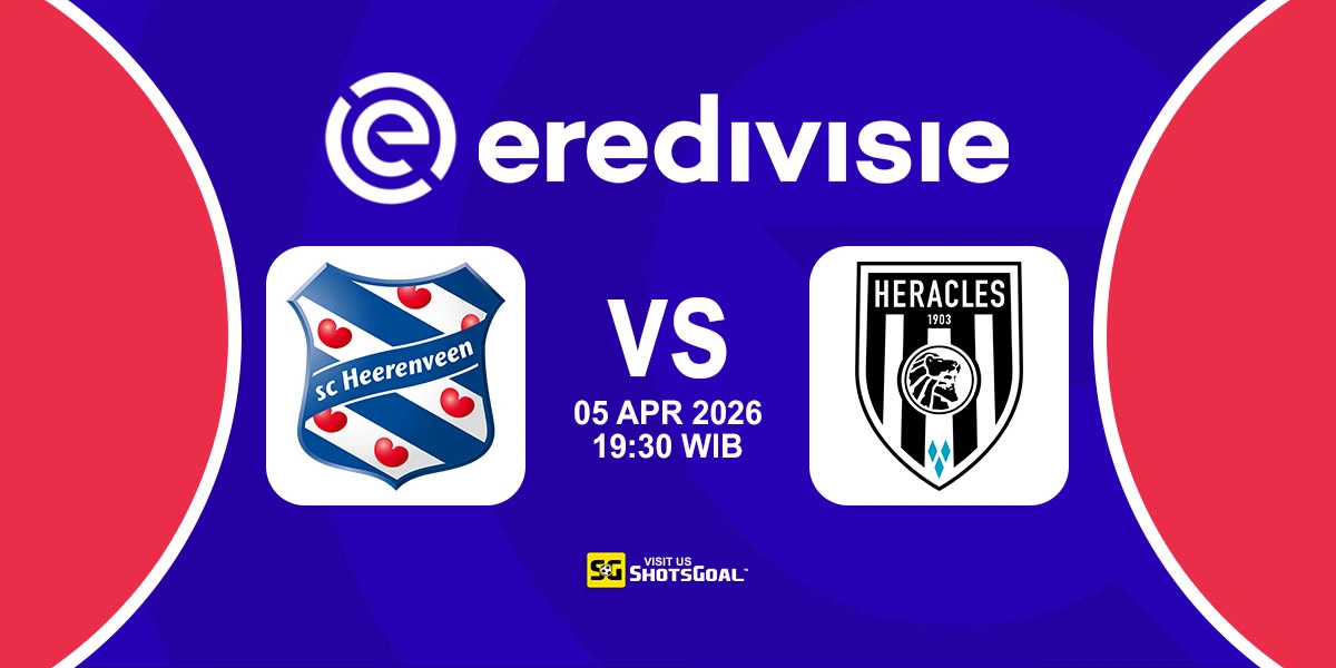 Prediksi Liga Belanda: Heerenveen vs Heracles 05 April 2026