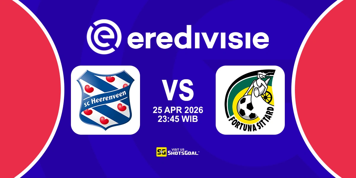 Prediksi Liga Belanda: Heerenveen vs Sittard 25 April 2026