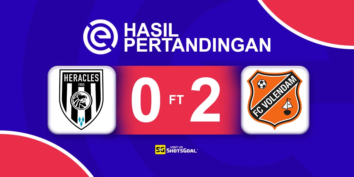 Heracles 0-2 Volendam - Kalah Lawan Volendam, Heracles Resmi Terdegradasi