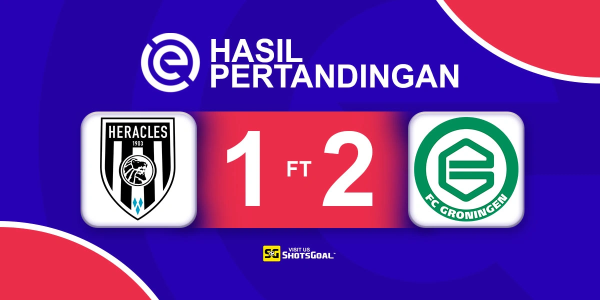 Heracles 1-2 Groningen - Groningen Sukses Amankan Kemenenangan di MD Penutup