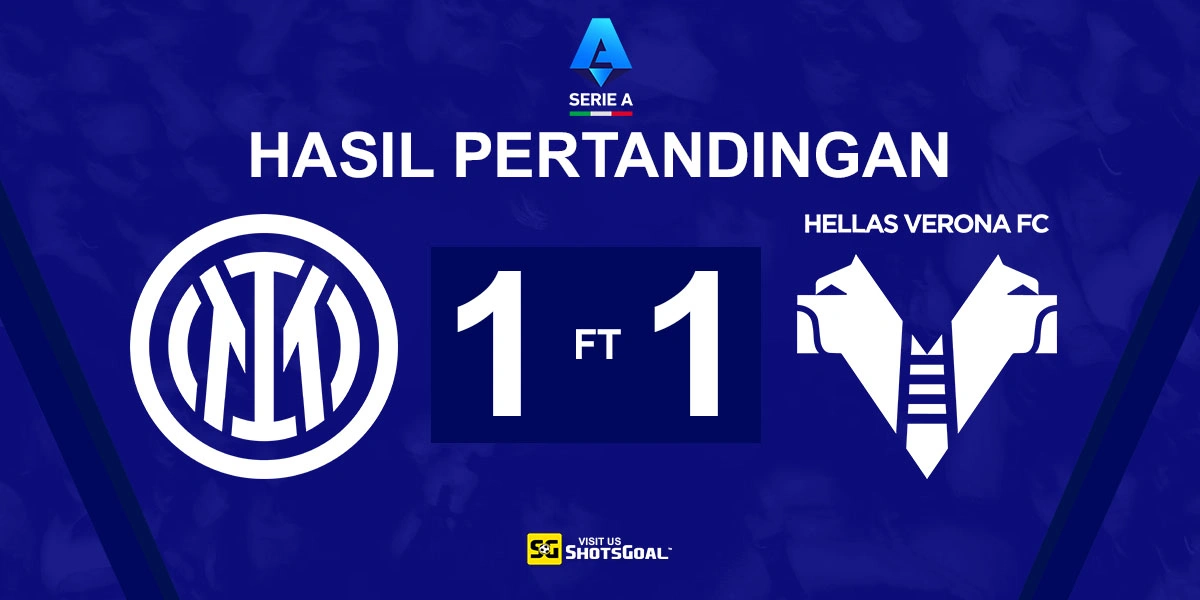 Inter 1-1 Verona - Verona Rusak Pesta Inter