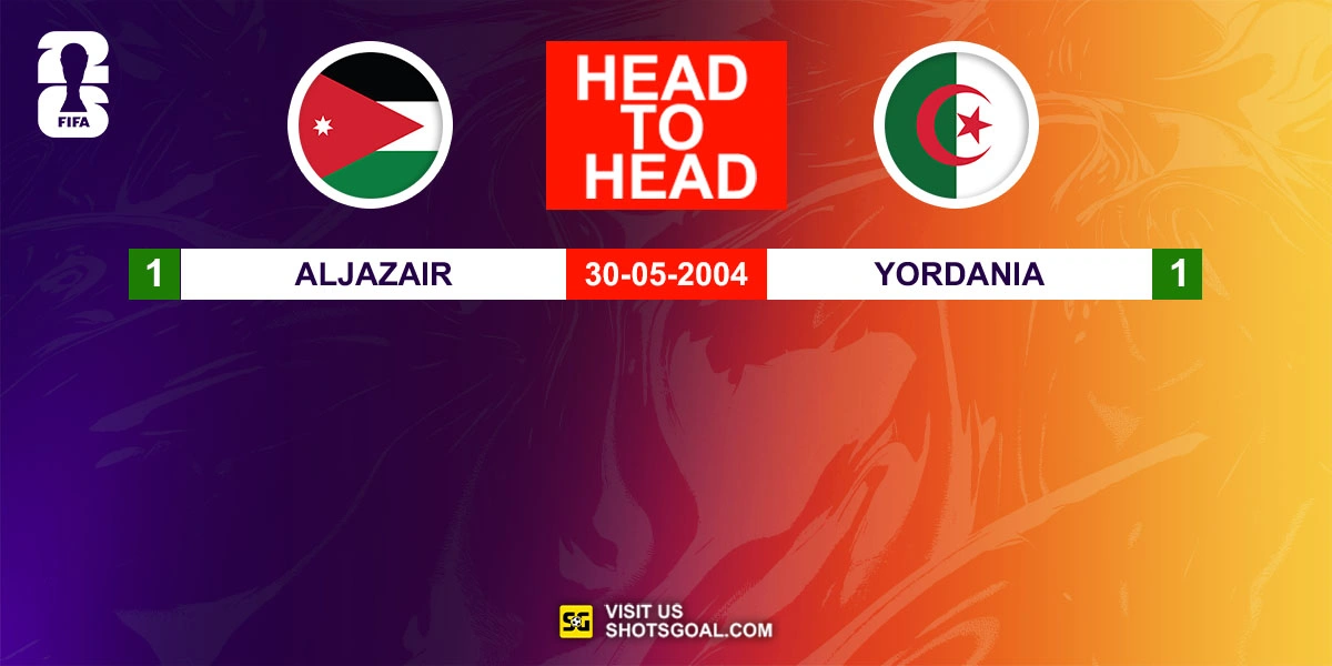 Head to Head Yordania vs. Aljazair