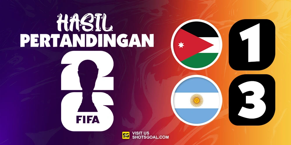 Yordania 1-3 Argentina - Argentina Sempurna di Babak Grup