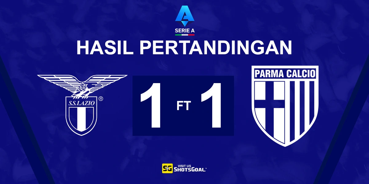 Lazio 1-1 Parma - Parma Curi Poin dari Ibu Kota