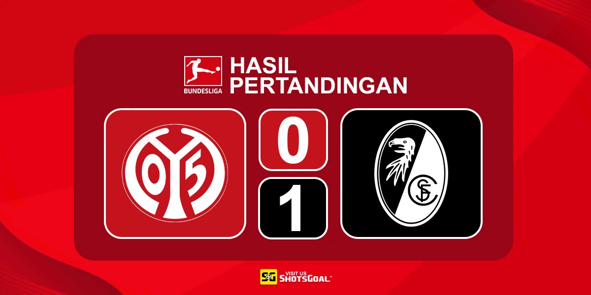 Mainz 0-1 Freiburg - Freiburg Curi Tiga Poin dari Mewa Arena