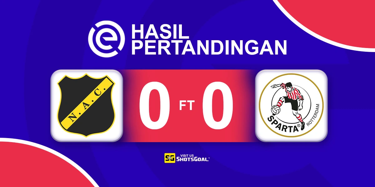 NAC Breda 0-0 Sparta Rotterdam - Hasil Imbang Tanpa Gol di Rat Verlegh Stadion