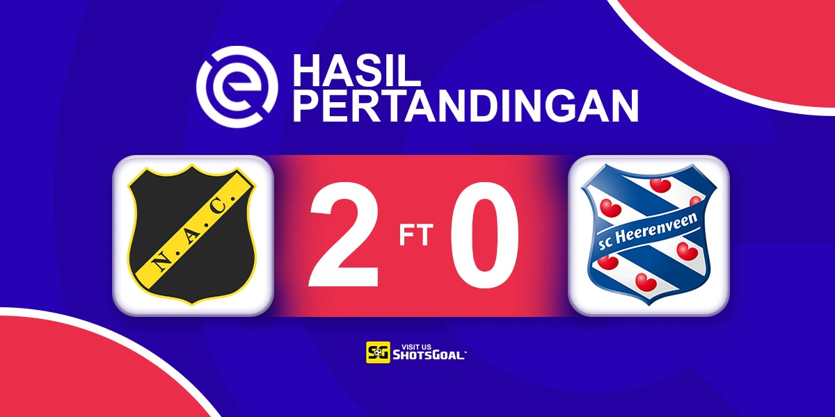 NAC Breda 2-0 Heerenveen - NAC Breda Bungkam Heerenveen di Tengah Kekacauan Suporter