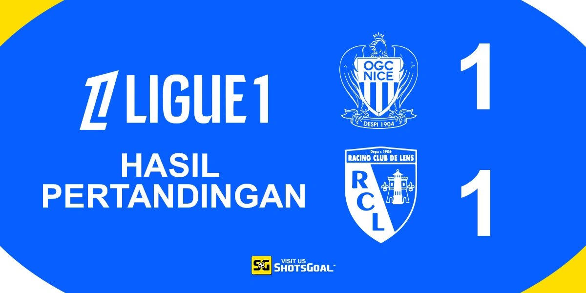 Nice 1-1 Lens - Lens Gagal Manfaatkan Paris Saint-Germain yang Tergelincir