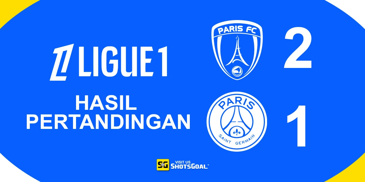 Paris FC 2-1 Paris Saint-Germain - Paris FC Menangkan Derbi Paris