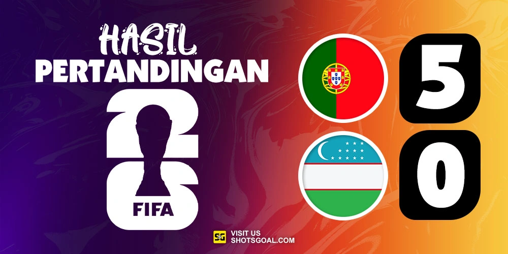 Portugal 5-0 Uzbekistan - Ronaldo Dua Gol, Portugal Tiga Poin
