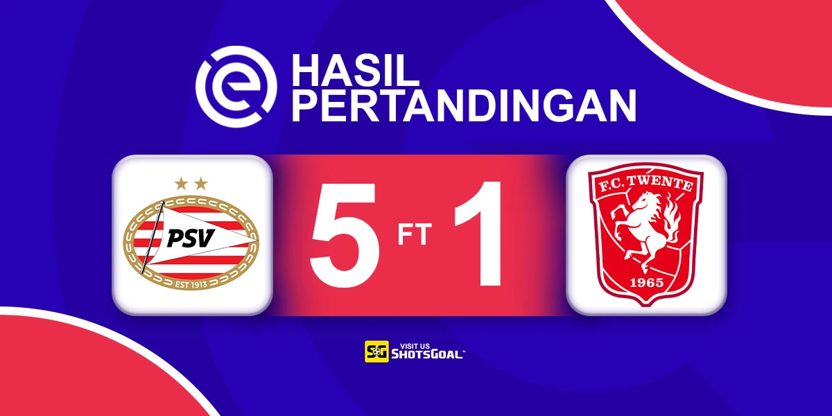 PSV 5-1 Twente - PSV Rayakan Gelar dengan Kemenangan Telak