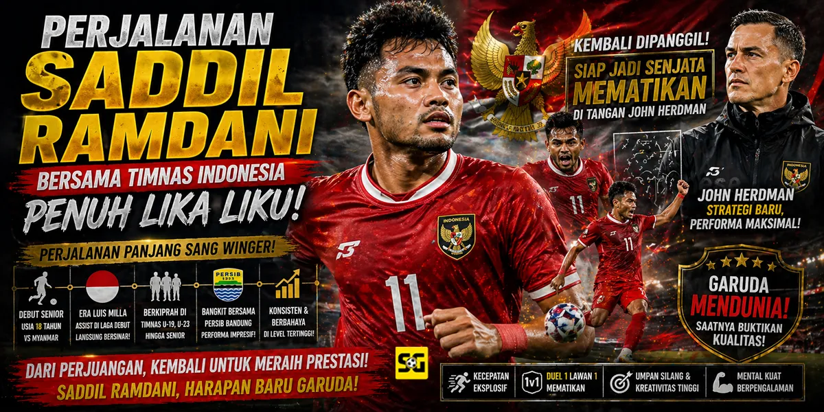 Perjalanan Saddil Ramdani Bersama Timnas Indonesia Penuh Lika Liku