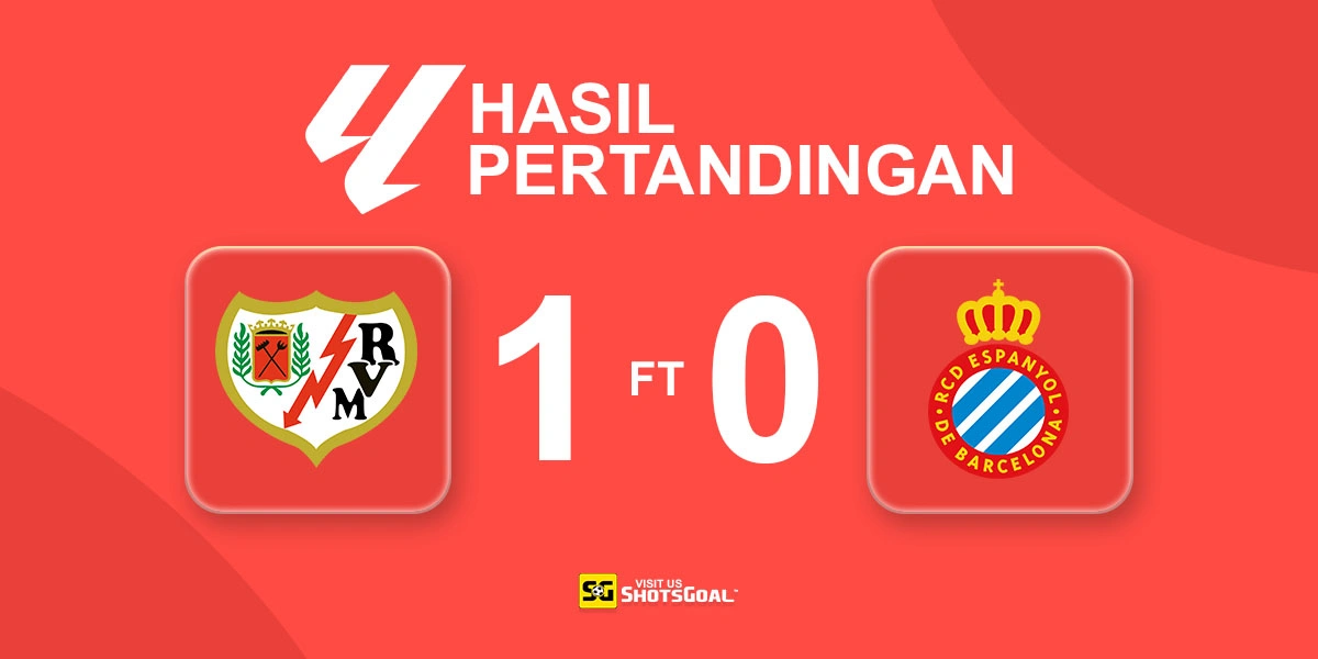 Rayo Vallecano 1-0 Espanyol - Gol Tunggal Camello Cukup untuk Rayo Vallecano