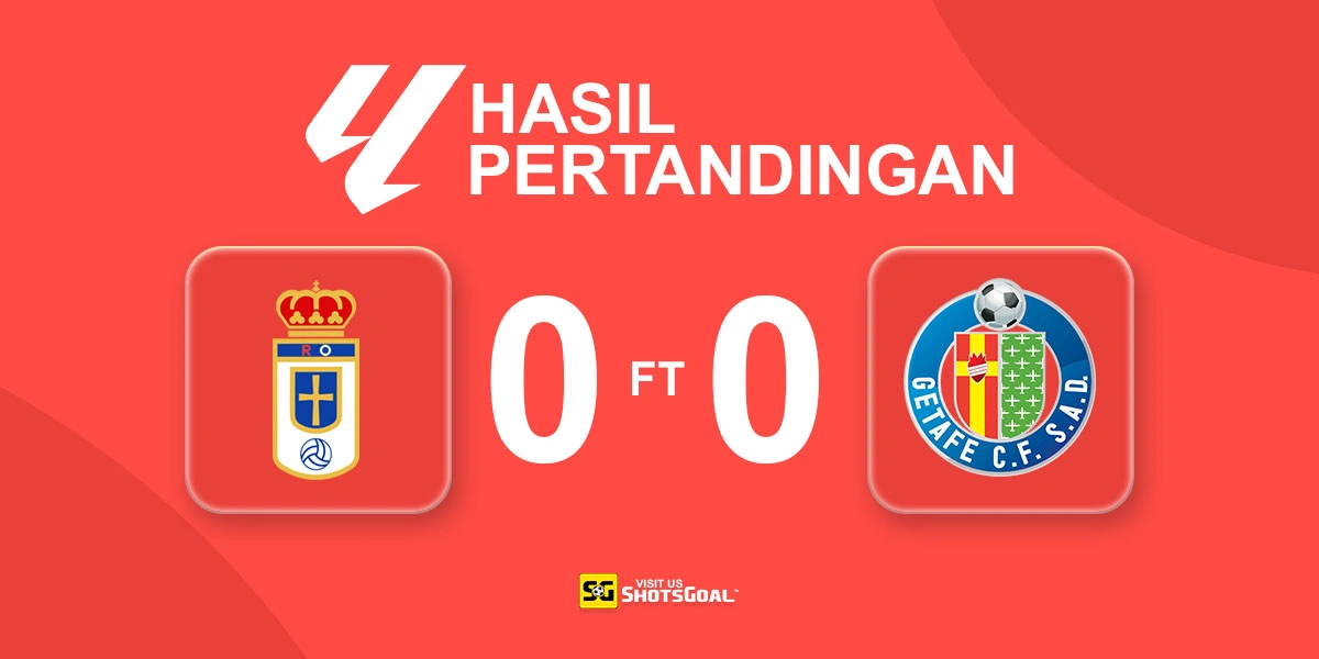 Real Oviedo 0-0 Getafe - Real Oviedo di Ambang Degradasi