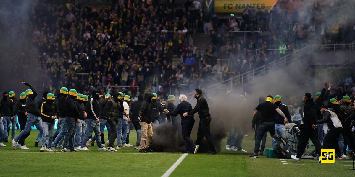 Buntut Kerusuhan di Lapangan, Laga Nantes dan Toulouse Dianggap Selesai dengan Situasi 0-0