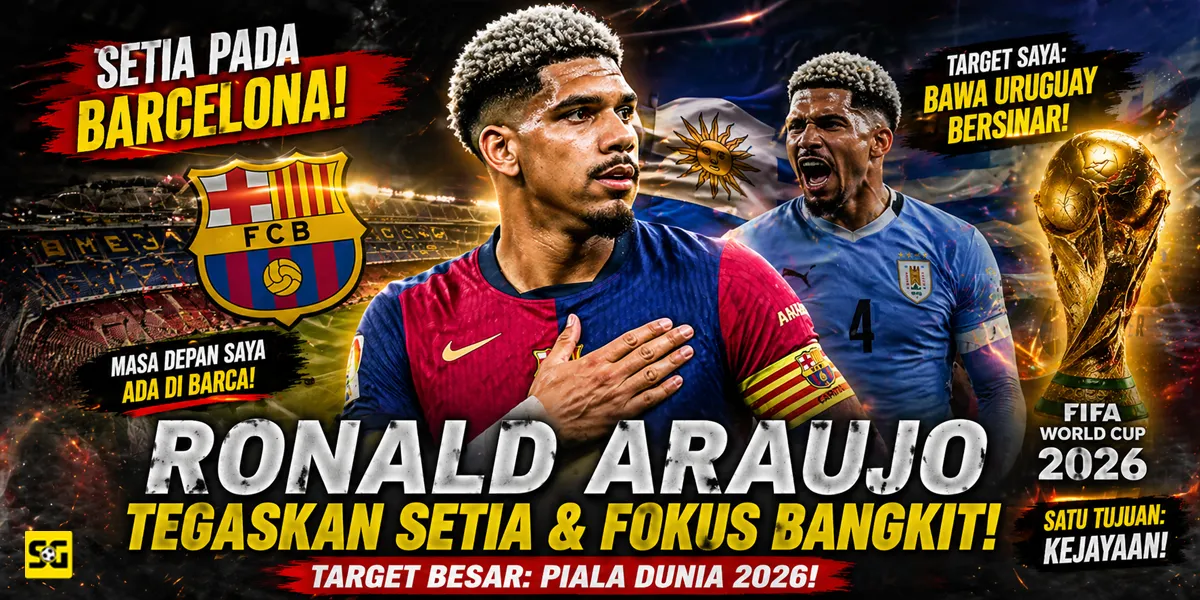 Ronald Araujo Tegaskan Setia di Barcelona dan Fokus Bangkit di Piala Dunia 2026