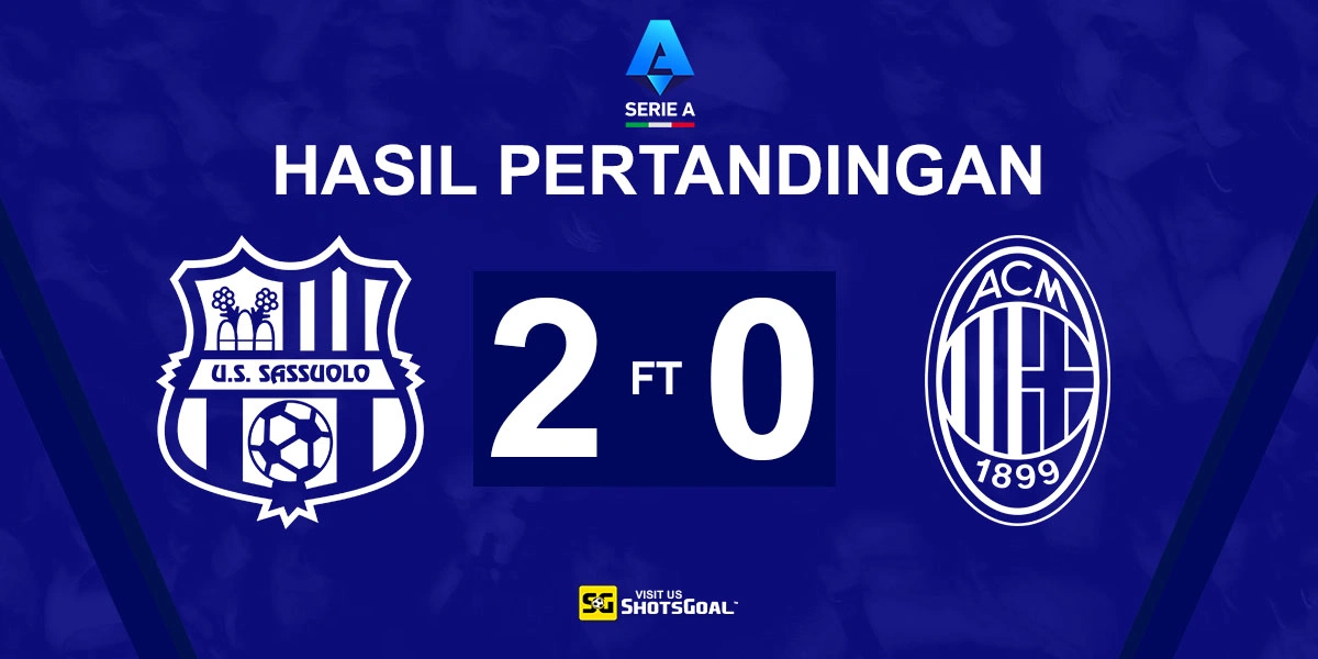 Sassuolo 2-0 AC Milan - Sassuolo Raih Kemenangan Mengejutkan