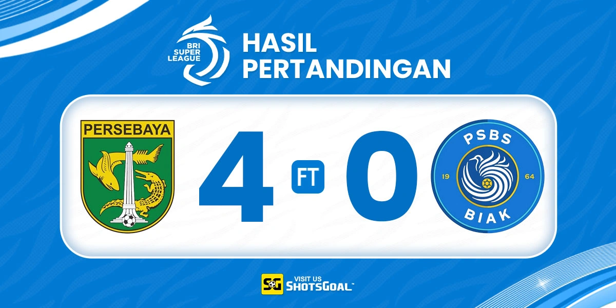 Persebaya 4-0 PSBS - PSBS Dipastikan Terdegradasi