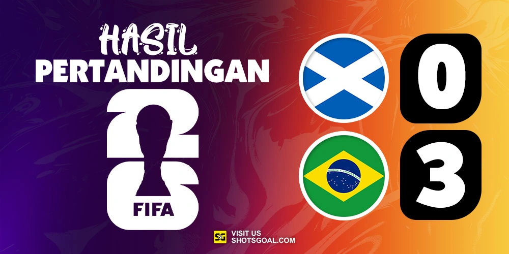 Skotlandia 0-3 Brasil - Skotlandia di Ambang Tereliminasi