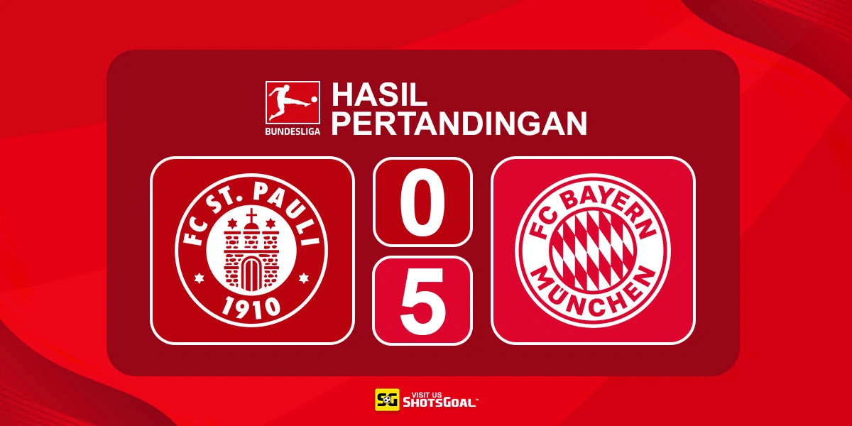 St. Pauli 0-5 Bayern Munchen - Bayern Munchen Pecahkan Rekor Jumlah Gol Satu Musim Bundesliga